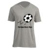 Unisex V Neck Poly-Rich Tee Thumbnail