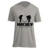Unisex V Neck Poly-Rich Tee Thumbnail