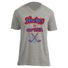 Unisex V Neck Poly-Rich Tee Thumbnail