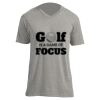 Unisex V Neck Poly-Rich Tee Thumbnail