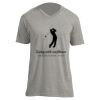 Unisex V Neck Poly-Rich Tee Thumbnail