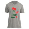 Unisex V Neck Poly-Rich Tee Thumbnail