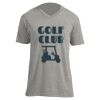 Unisex V Neck Poly-Rich Tee Thumbnail