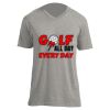 Unisex V Neck Poly-Rich Tee Thumbnail
