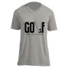 Unisex V Neck Poly-Rich Tee Thumbnail