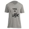 Unisex V Neck Poly-Rich Tee Thumbnail