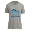 Unisex V Neck Poly-Rich Tee Thumbnail