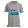 Unisex V Neck Poly-Rich Tee Thumbnail