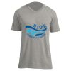 Unisex V Neck Poly-Rich Tee Thumbnail