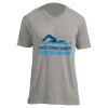 Unisex V Neck Poly-Rich Tee Thumbnail