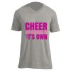 Unisex V Neck Poly-Rich Tee Thumbnail