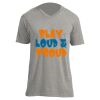 Unisex V Neck Poly-Rich Tee Thumbnail