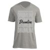 Unisex V Neck Poly-Rich Tee Thumbnail