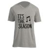Unisex V Neck Poly-Rich Tee Thumbnail