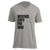 Unisex V Neck Poly-Rich Tee Thumbnail