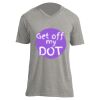Unisex V Neck Poly-Rich Tee Thumbnail