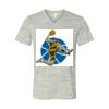 White Marble Unisex Jersey Short-Sleeve V-Neck T-Shirt Thumbnail