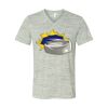 White Marble Unisex Jersey Short-Sleeve V-Neck T-Shirt Thumbnail