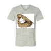 White Marble Unisex Jersey Short-Sleeve V-Neck T-Shirt Thumbnail