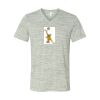 White Marble Unisex Jersey Short-Sleeve V-Neck T-Shirt Thumbnail