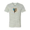 White Marble Unisex Jersey Short-Sleeve V-Neck T-Shirt Thumbnail