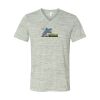 White Marble Unisex Jersey Short-Sleeve V-Neck T-Shirt Thumbnail