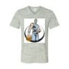 White Marble Unisex Jersey Short-Sleeve V-Neck T-Shirt Thumbnail