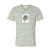 White Marble Unisex Jersey Short-Sleeve V-Neck T-Shirt Thumbnail