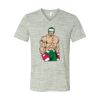 White Marble Unisex Jersey Short-Sleeve V-Neck T-Shirt Thumbnail