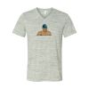White Marble Unisex Jersey Short-Sleeve V-Neck T-Shirt Thumbnail