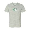 White Marble Unisex Jersey Short-Sleeve V-Neck T-Shirt Thumbnail