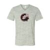 White Marble Unisex Jersey Short-Sleeve V-Neck T-Shirt Thumbnail