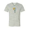 White Marble Unisex Jersey Short-Sleeve V-Neck T-Shirt Thumbnail