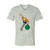 White Marble Unisex Jersey Short-Sleeve V-Neck T-Shirt Thumbnail