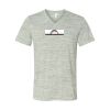 White Marble Unisex Jersey Short-Sleeve V-Neck T-Shirt Thumbnail