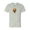 White Marble Unisex Jersey Short-Sleeve V-Neck T-Shirt Thumbnail