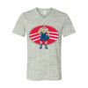 White Marble Unisex Jersey Short-Sleeve V-Neck T-Shirt Thumbnail