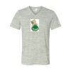 White Marble Unisex Jersey Short-Sleeve V-Neck T-Shirt Thumbnail