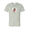 White Marble Unisex Jersey Short-Sleeve V-Neck T-Shirt Thumbnail