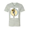 White Marble Unisex Jersey Short-Sleeve V-Neck T-Shirt Thumbnail