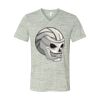 White Marble Unisex Jersey Short-Sleeve V-Neck T-Shirt Thumbnail