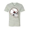 White Marble Unisex Jersey Short-Sleeve V-Neck T-Shirt Thumbnail
