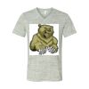 White Marble Unisex Jersey Short-Sleeve V-Neck T-Shirt Thumbnail