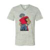 White Marble Unisex Jersey Short-Sleeve V-Neck T-Shirt Thumbnail