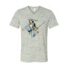 White Marble Unisex Jersey Short-Sleeve V-Neck T-Shirt Thumbnail