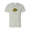 White Marble Unisex Jersey Short-Sleeve V-Neck T-Shirt Thumbnail