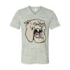 White Marble Unisex Jersey Short-Sleeve V-Neck T-Shirt Thumbnail