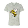 White Marble Unisex Jersey Short-Sleeve V-Neck T-Shirt Thumbnail