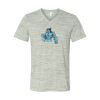 White Marble Unisex Jersey Short-Sleeve V-Neck T-Shirt Thumbnail