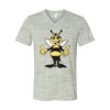 White Marble Unisex Jersey Short-Sleeve V-Neck T-Shirt Thumbnail